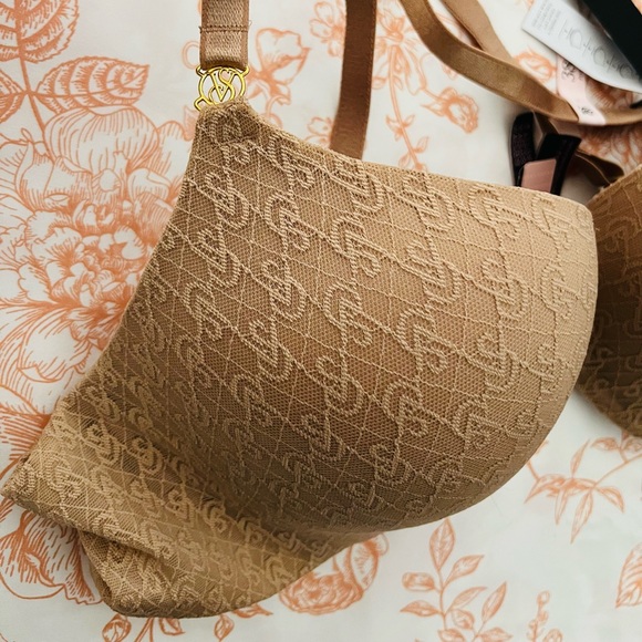 Victoria’s Secret The Icon Push-Up Bra in Praline, 38C- NEW WITH TAGS - Picture 2 of 5